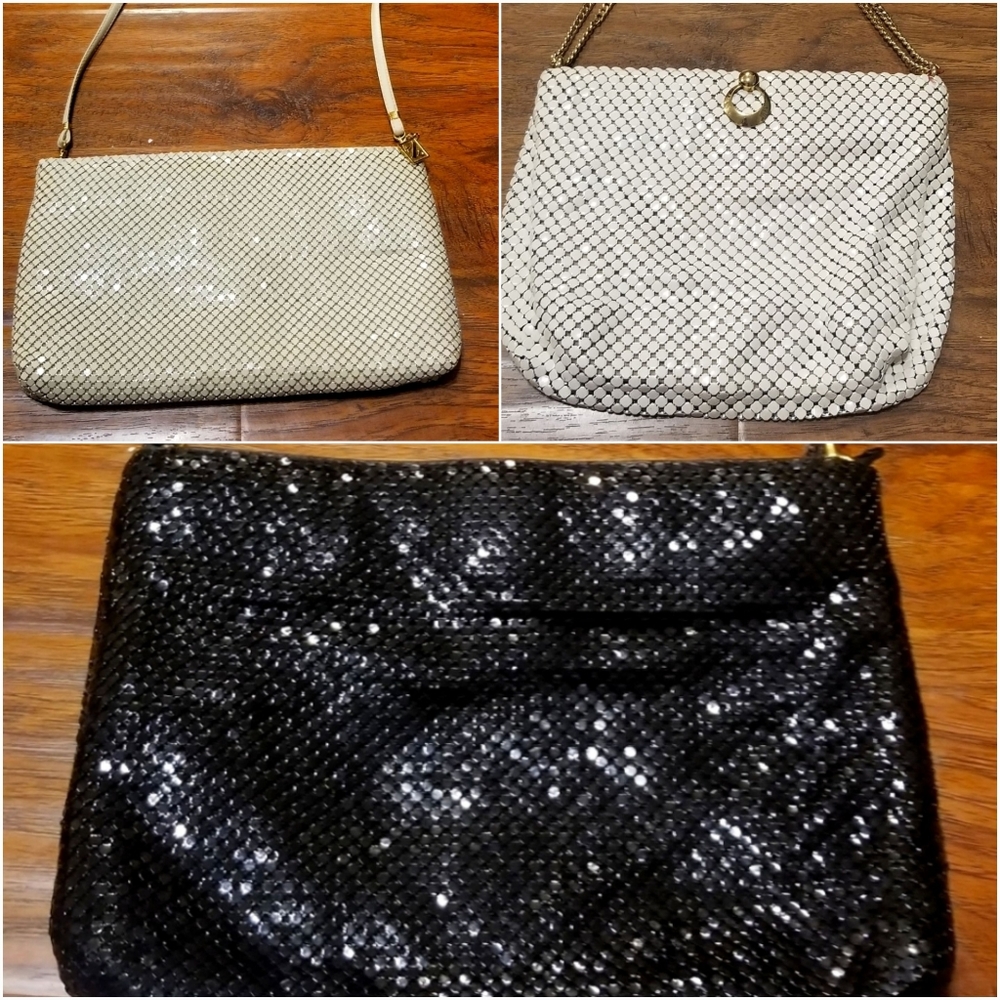 3 Whitling and Davis 1990s Mesh Purses